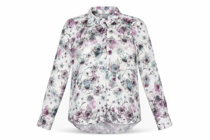 Womens UK Size 8 H&M Multicoloured Basic Button-Up