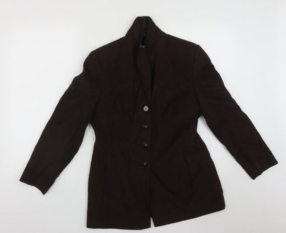 Womens UK Size 10 Preworn Brown Jacket