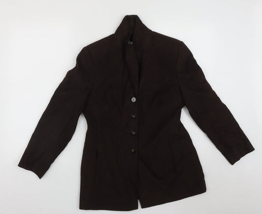 Womens UK Size 10 Preworn Brown Jacket