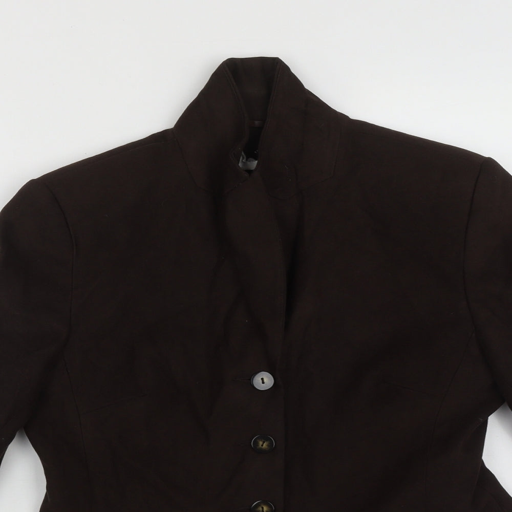 Womens UK Size 10 Preworn Brown Jacket