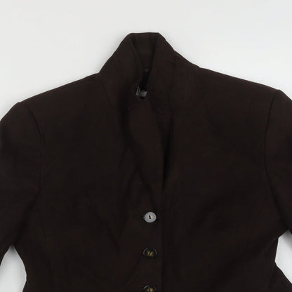 Womens UK Size 10 Preworn Brown Jacket