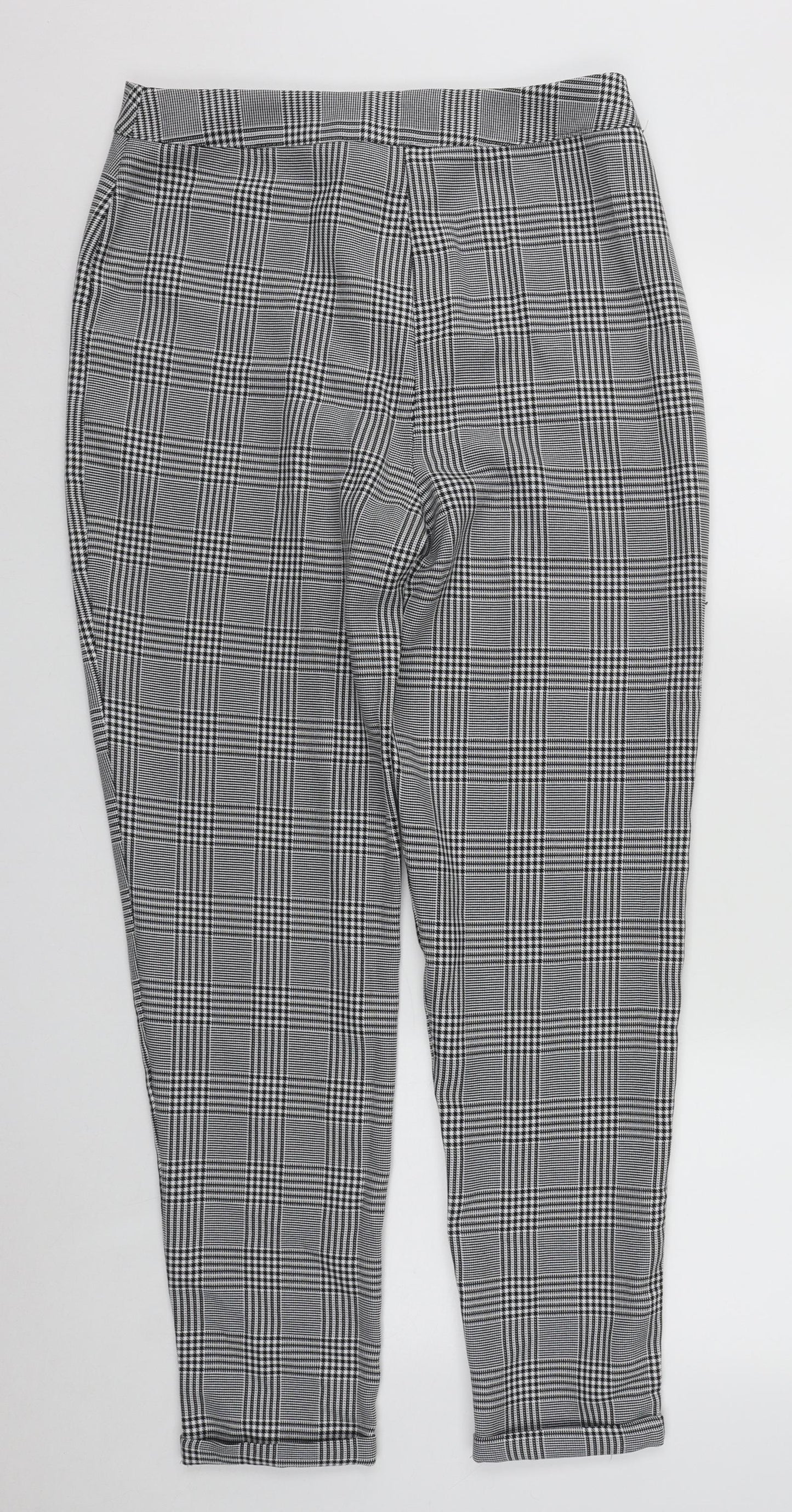 Womens UK Size 12 Boohoo Regular Fit  Multicoloured Trousers