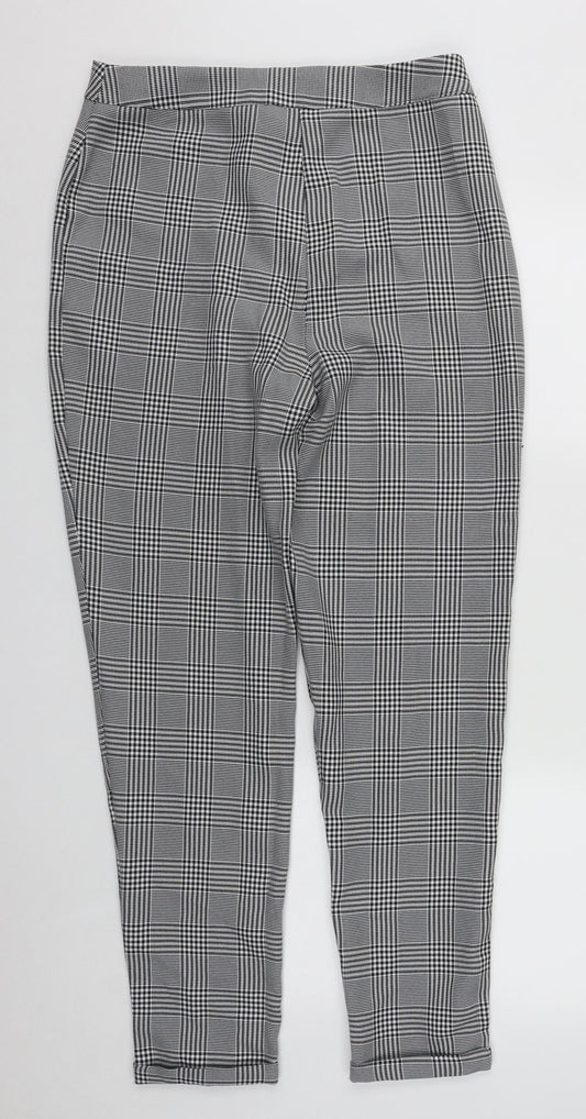Womens UK Size 12 Boohoo Regular Fit  Multicoloured Trousers