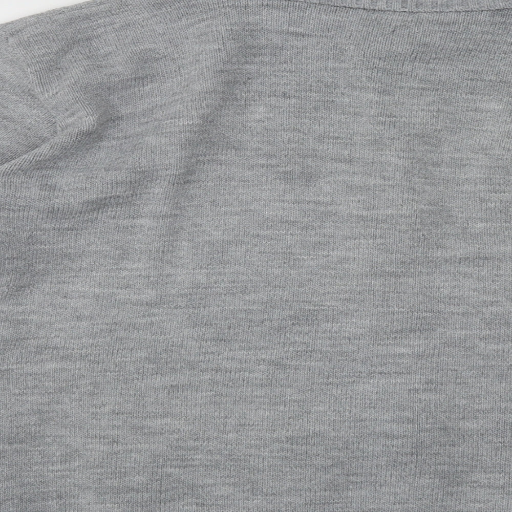 Womens UK Size L Choice Collection Grey Full Zip Jumper