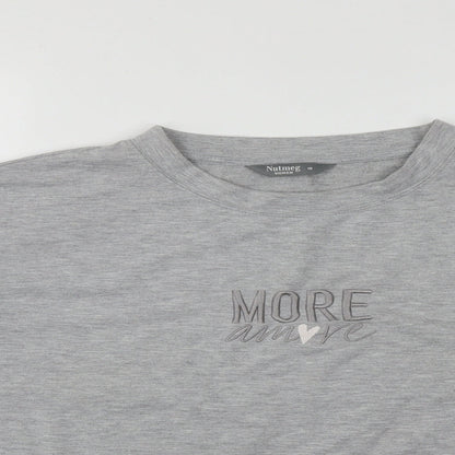 Nutmeg Womens Grey Round Neck  Polyester Pullover Jumper Size 18