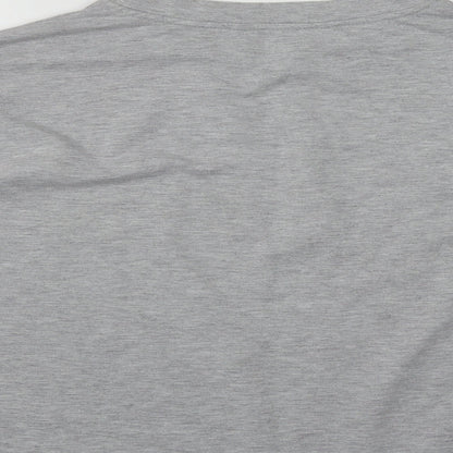 Nutmeg Womens Grey Round Neck  Polyester Pullover Jumper Size 18