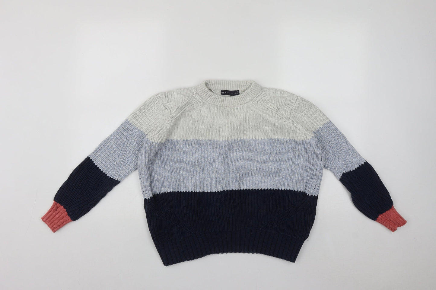 Womens UK Size S Marks and Spencer Multicoloured Pullover Jumper