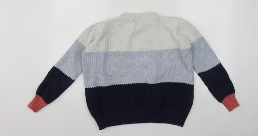 Womens UK Size S Marks and Spencer Multicoloured Pullover Jumper