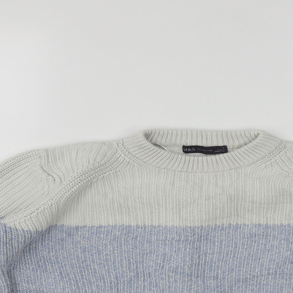 Womens UK Size S Marks and Spencer Multicoloured Pullover Jumper