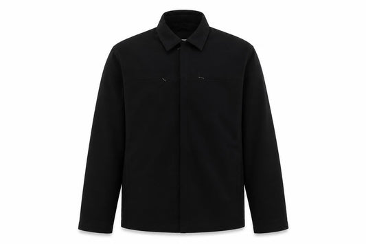 Mens UK Size M Jonathon Adams Black Overcoat