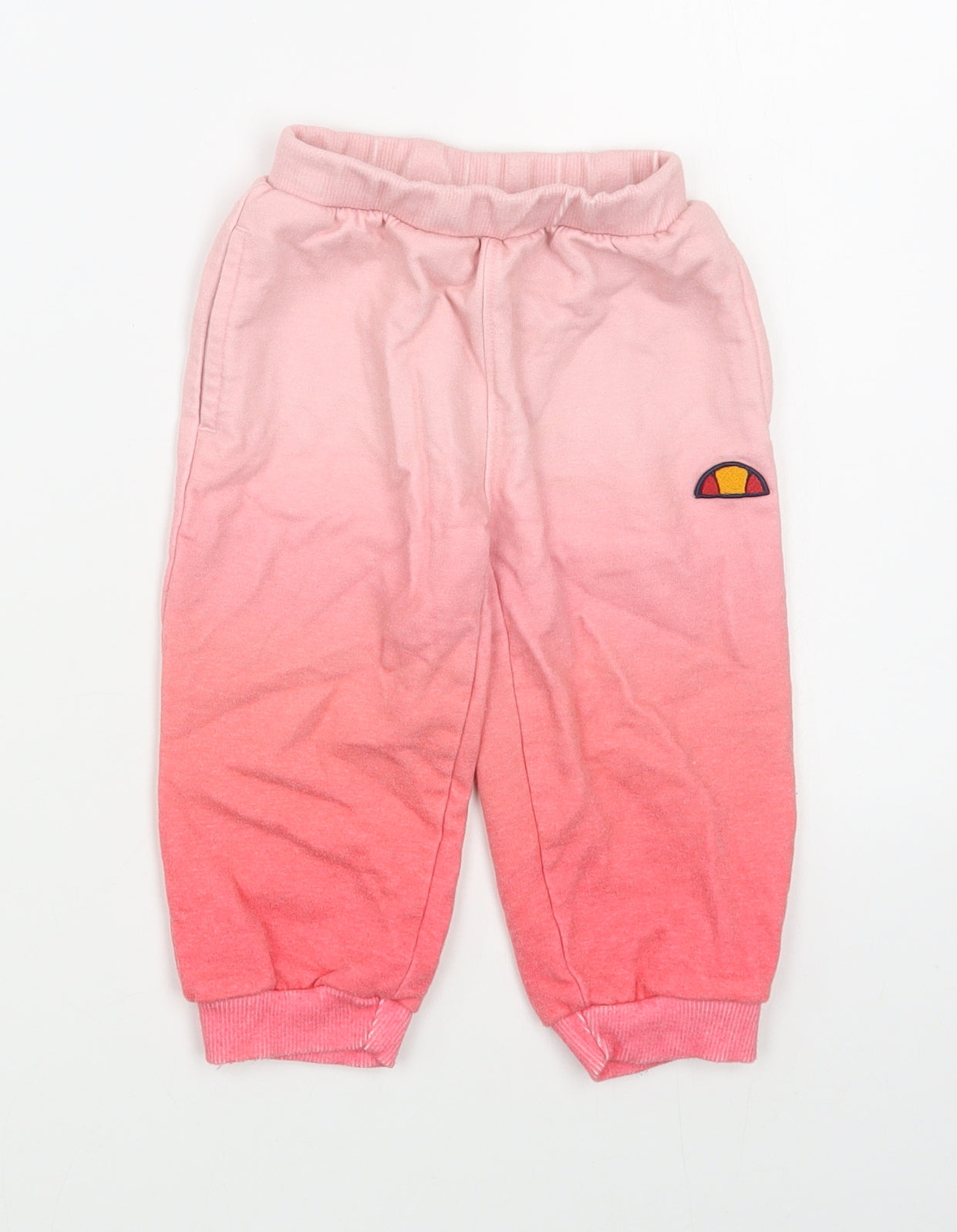 ellesse Girls Pink  Polyester Jogger Trousers Size 12-18 Months