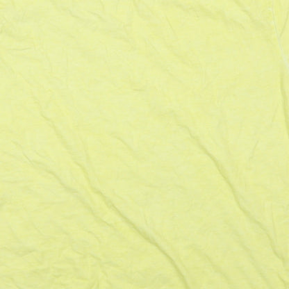 Womens UK Size S Oasis Yellow Basic T-Shirt