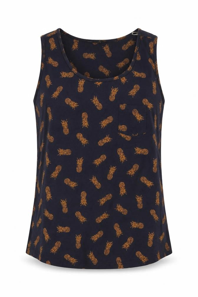 Womens UK Size 12 Debenhams Blue Basic Tank