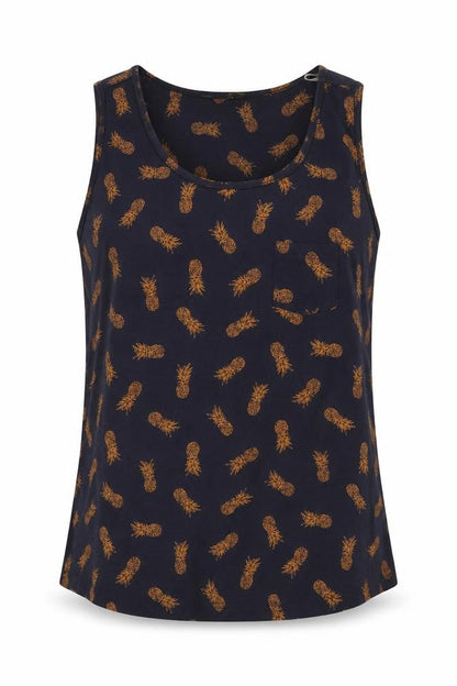 Womens UK Size 12 Debenhams Blue Basic Tank