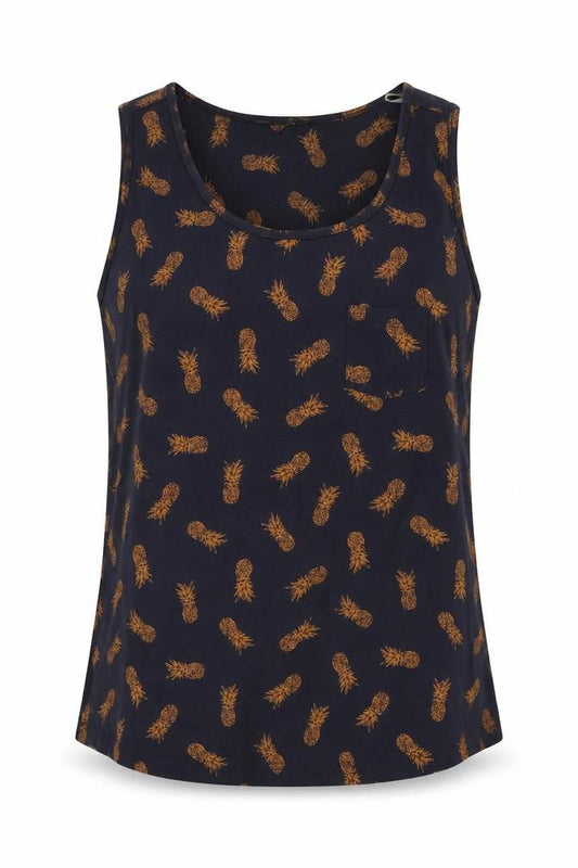Womens UK Size 12 Debenhams Blue Basic Tank