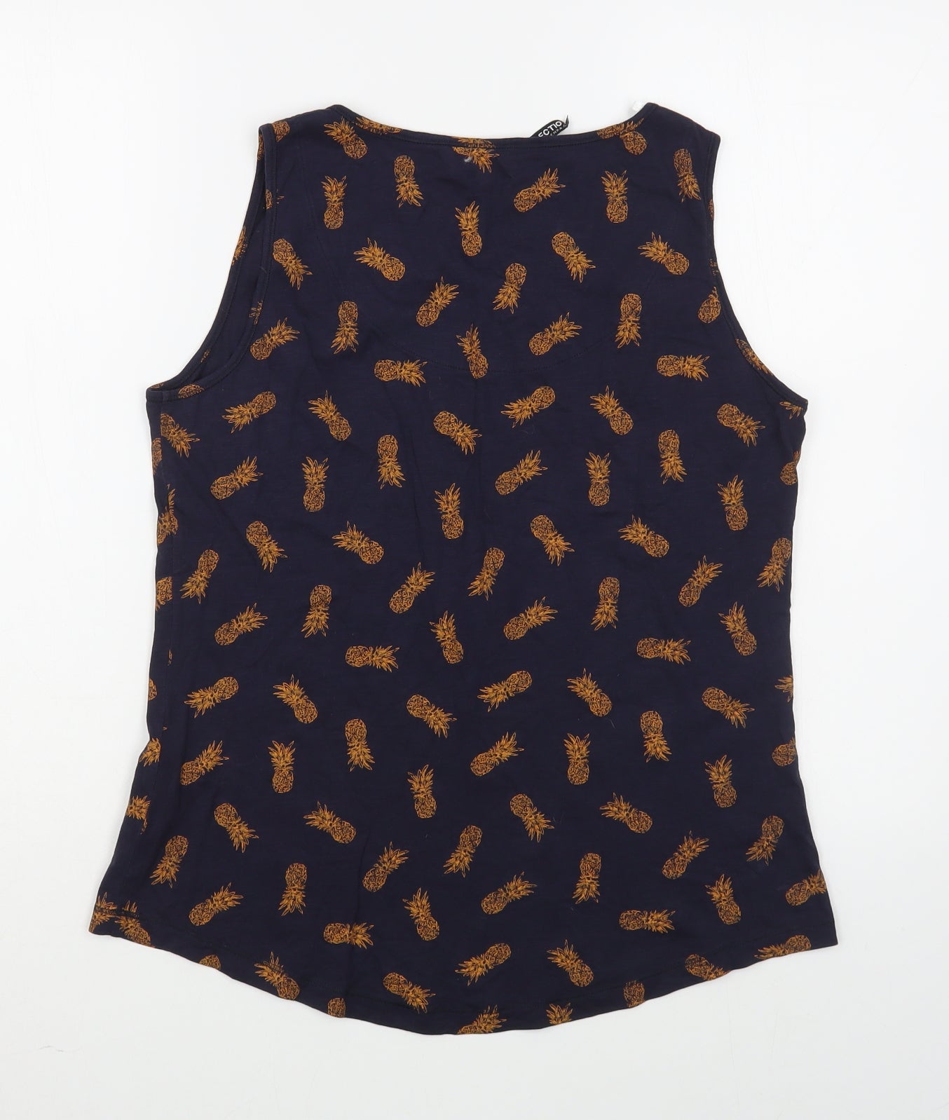 Womens UK Size 12 Debenhams Blue Basic Tank