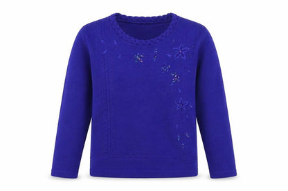 Womens UK Size S Akal Collection Blue Pullover Jumper