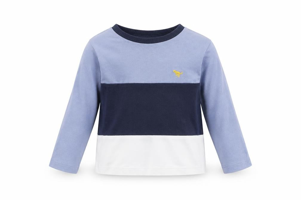 Front view of Next boys’ multicoloured cotton basic casual, size 2-3, years round neck