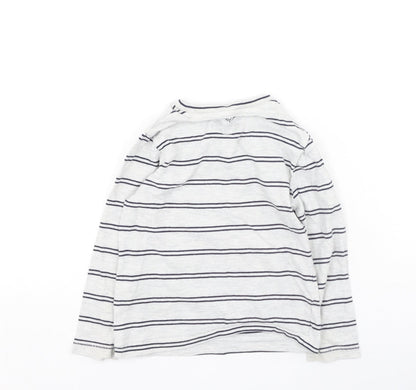 Marks and Spencer Boys Multicoloured  Cotton Basic Casual Size 2-3 Years Round Neck  - robot