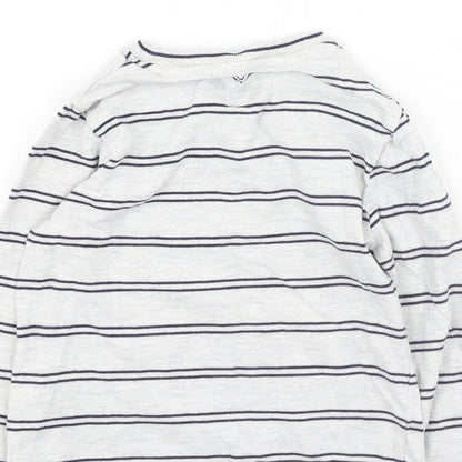 Marks and Spencer Boys Multicoloured  Cotton Basic Casual Size 2-3 Years Round Neck  - robot