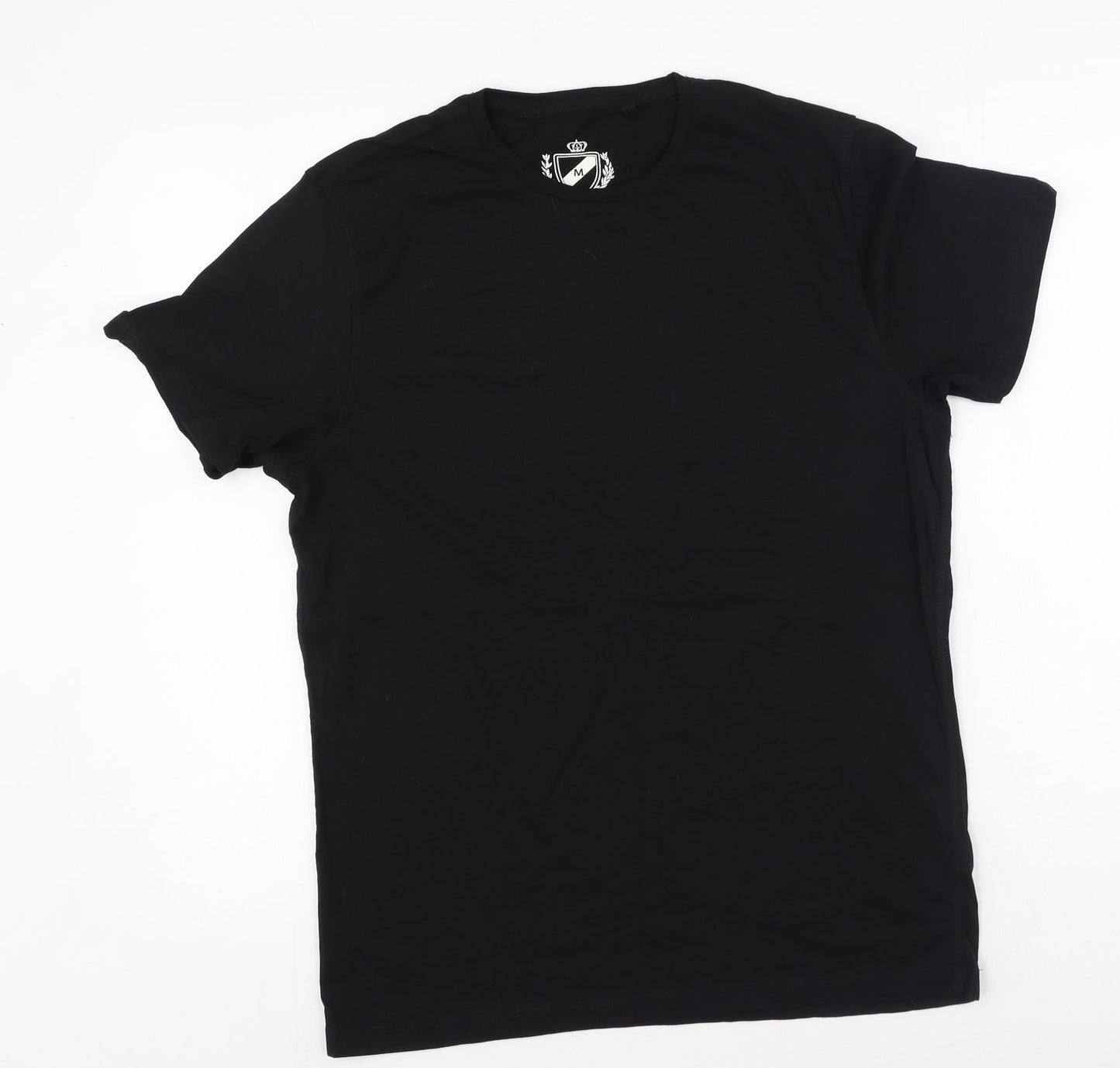 Womens UK Size M NEXT Black Basic T-Shirt