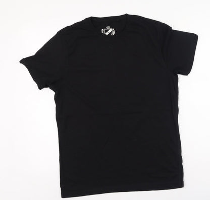 Womens UK Size M NEXT Black Basic T-Shirt
