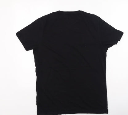 Womens UK Size M NEXT Black Basic T-Shirt