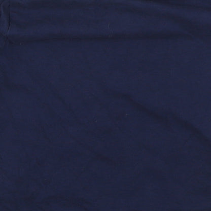 Pep & Co Boys Blue  Cotton Basic Casual Size 3-4 Years Round Neck  - lets play ball