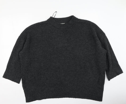 Womens UK Size L H&M Grey Pullover Jumper