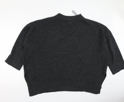 Womens UK Size L H&M Grey Pullover Jumper