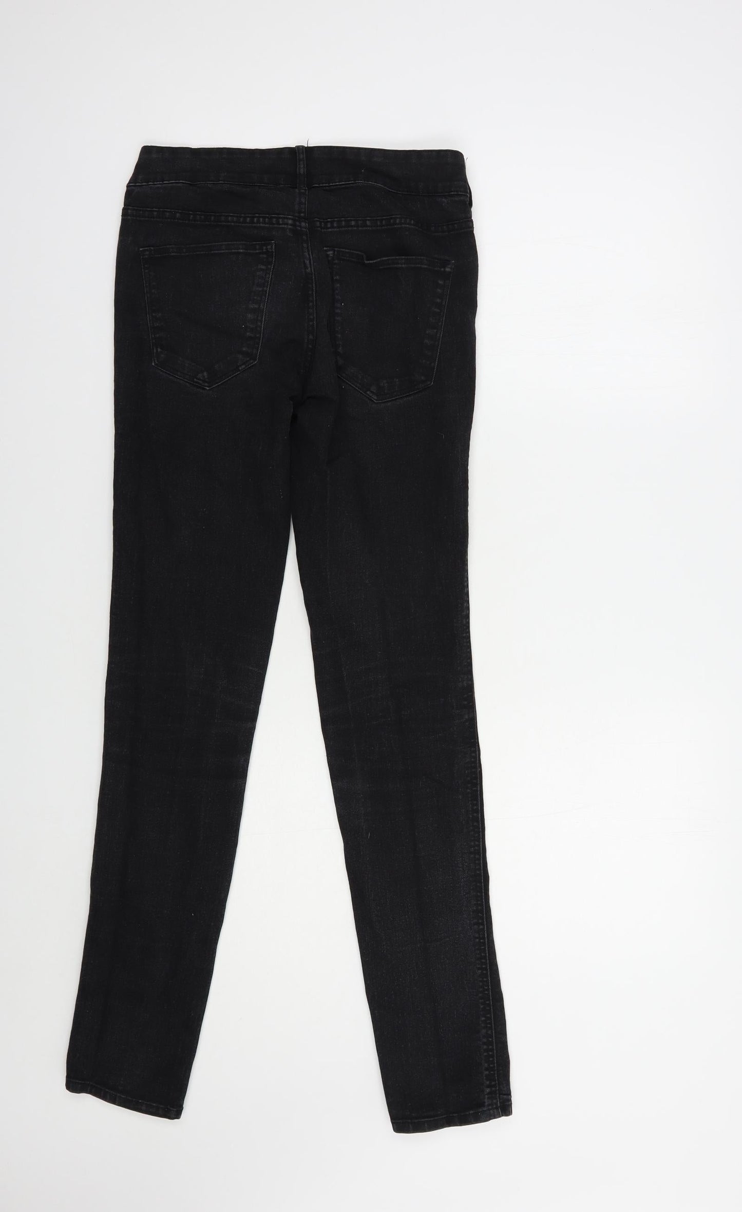 Womens UK Size 8 H&M Regular Fit Skinny Black Jeans