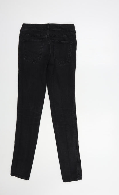 Womens UK Size 8 H&M Regular Fit Skinny Black Jeans