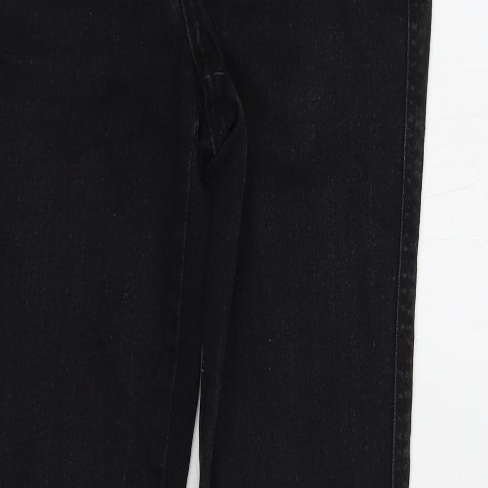 Womens UK Size 8 H&M Regular Fit Skinny Black Jeans