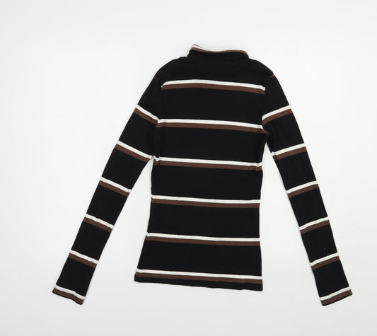Womens UK Size XS Brave Soul Black Pullover Jumper