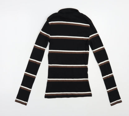 Womens UK Size XS Brave Soul Black Pullover Jumper