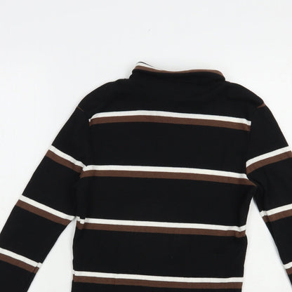 Womens UK Size XS Brave Soul Black Pullover Jumper