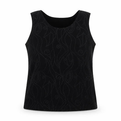 Womens UK Size L Saloos Black Basic Blouse