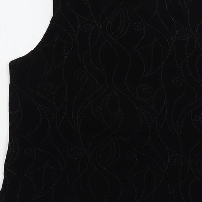 Womens UK Size L Saloos Black Basic Blouse