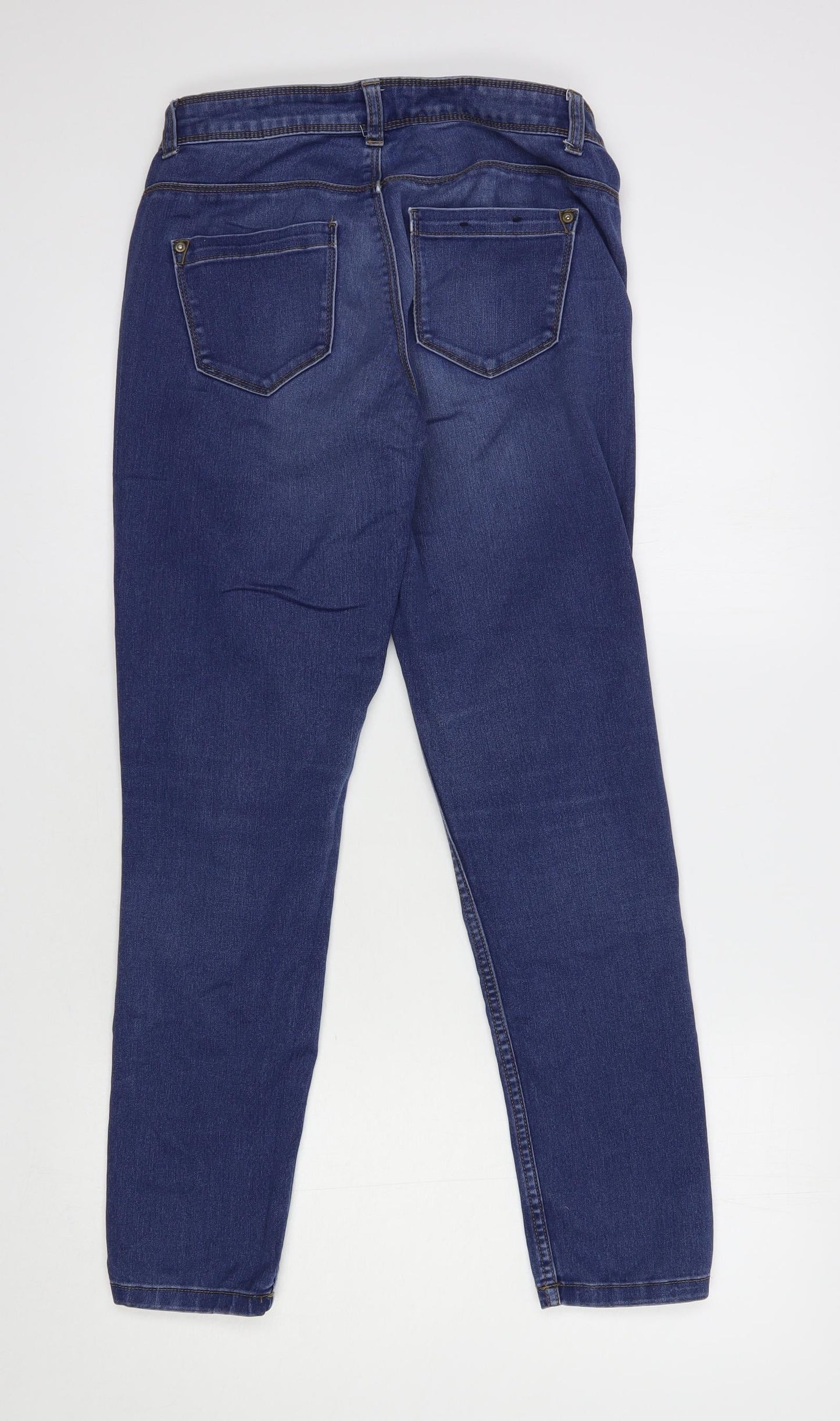 Only Womens Blue  Cotton Skinny Jeans Size 30 in L28 in Regular Button