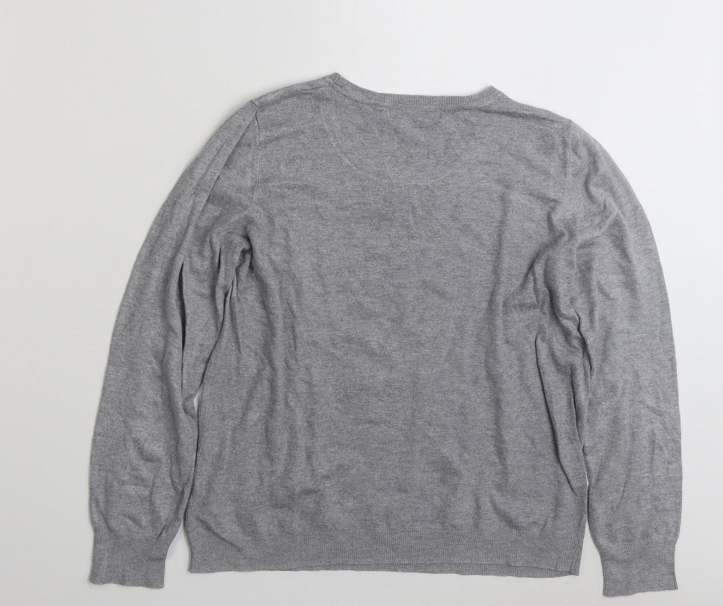 Womens UK Size M Marks and Spencer Grey Pullover Jumper