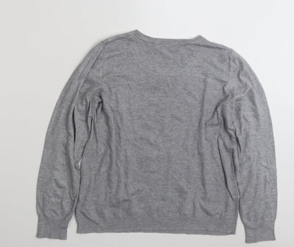 Womens UK Size M Marks and Spencer Grey Pullover Jumper