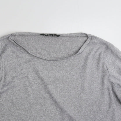Bonmarché Womens Grey  Polyester Pullover Sweatshirt Size 20  Pullover