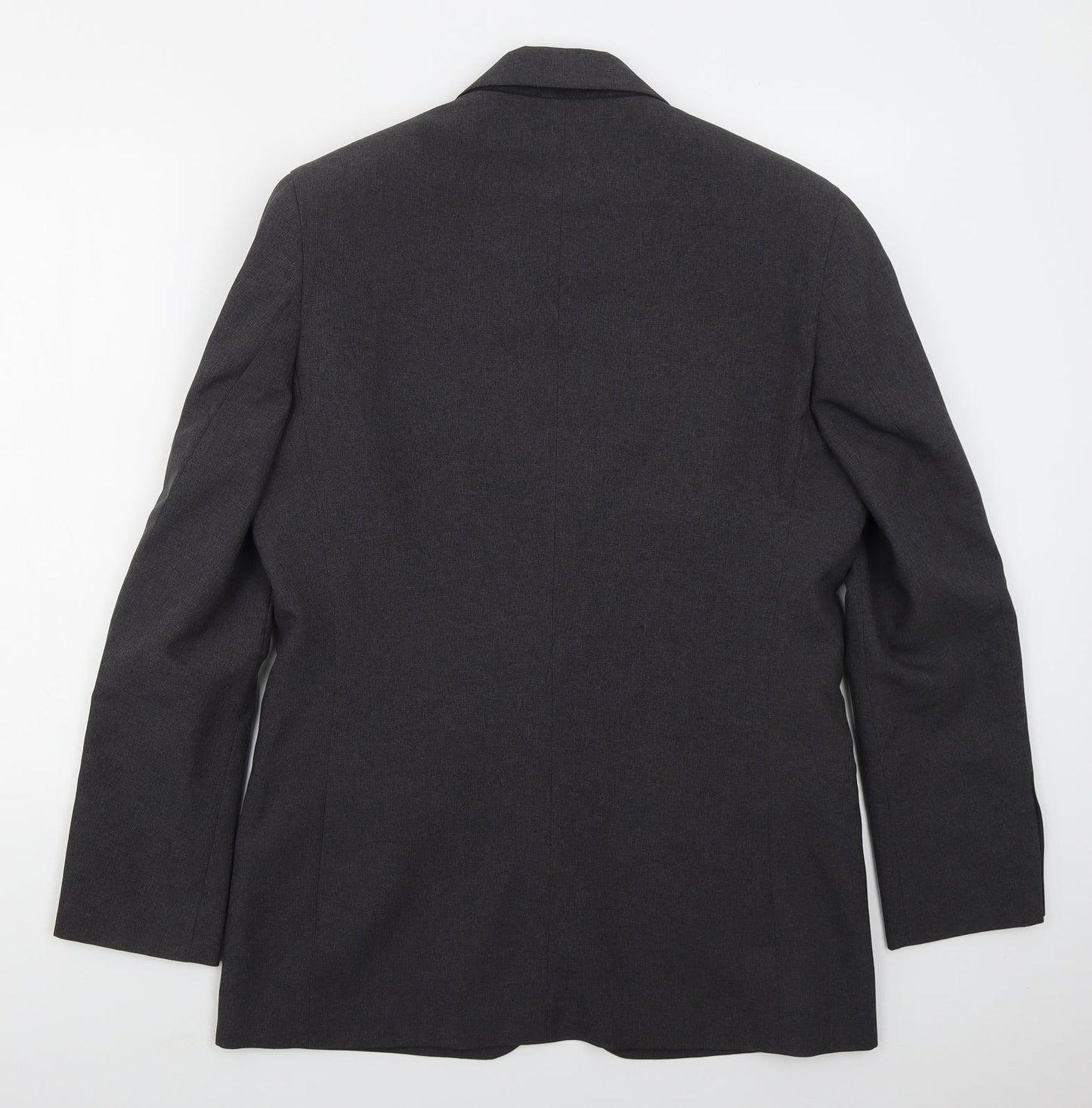 F&F Mens Grey  Polyester Jacket Suit Jacket Size 38