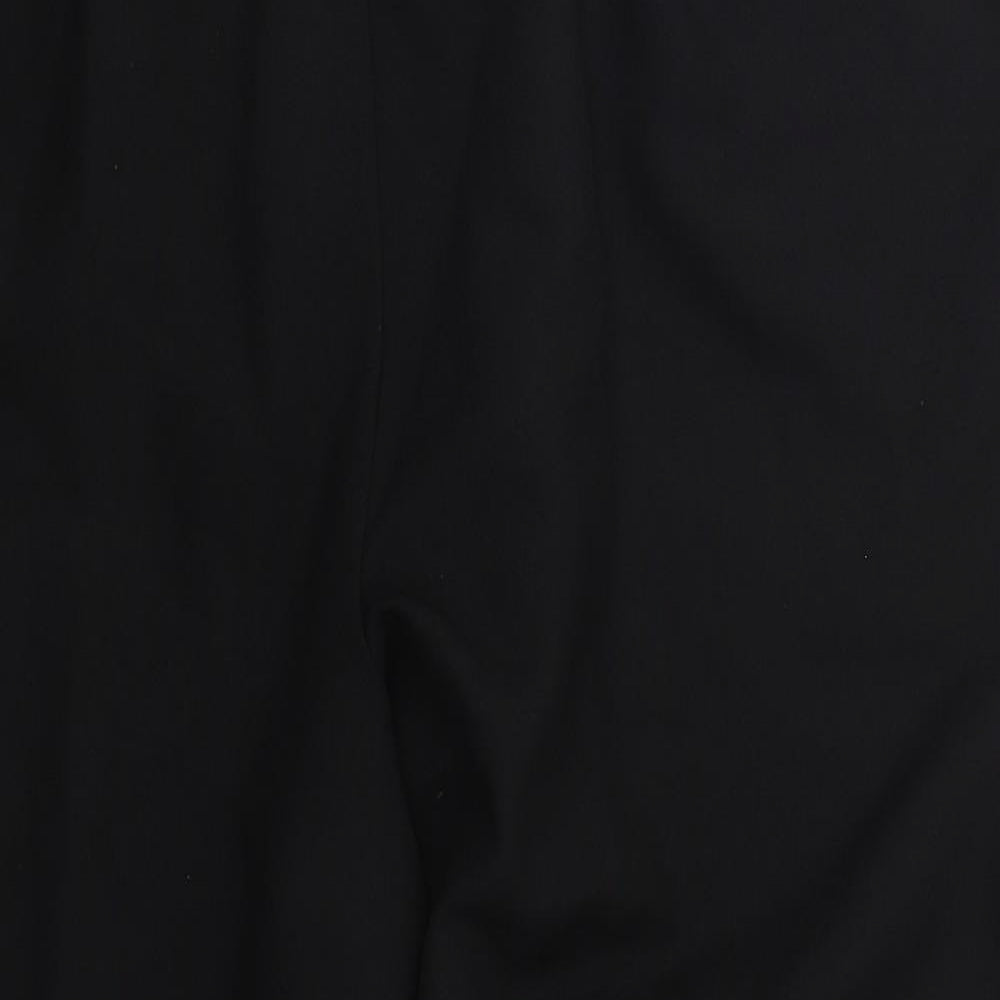 Bonmarché Womens Black  Polyester Trousers  Size 20 L23 in Regular