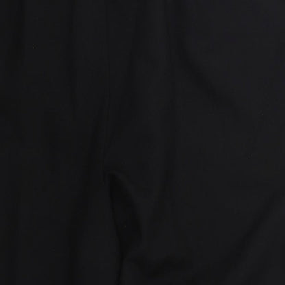 Bonmarché Womens Black  Polyester Trousers  Size 20 L23 in Regular