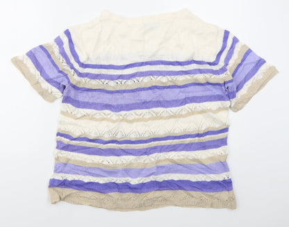 Womens UK Size M Bonmarché Blue Pullover Jumper