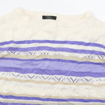 Womens UK Size M Bonmarché Blue Pullover Jumper