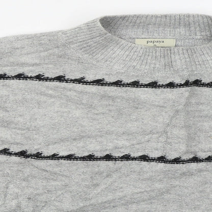 Womens UK Size XL Matalan Grey Pullover Jumper