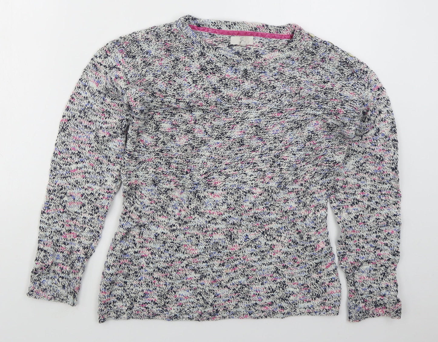Womens UK Size M Country Casuals Blue Pullover Jumper