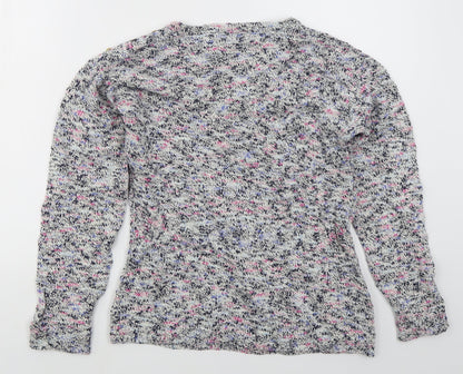 Womens UK Size M Country Casuals Blue Pullover Jumper